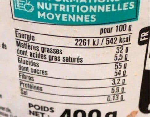 Monoprix Pâte à tartiner sans huile de palme packshot