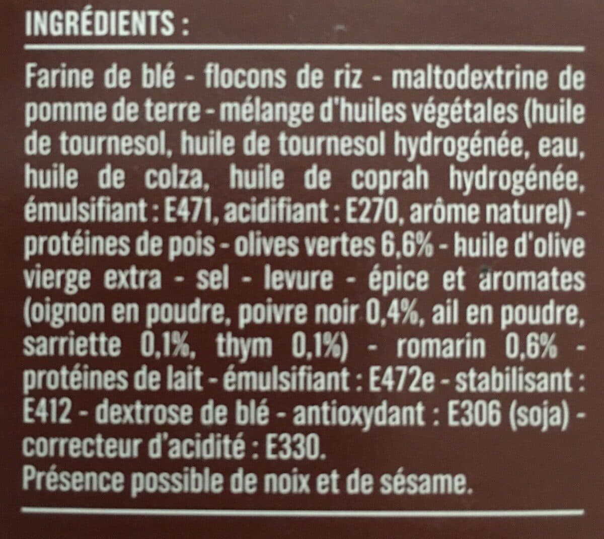 Monoprix Mini ciabatta packshot
