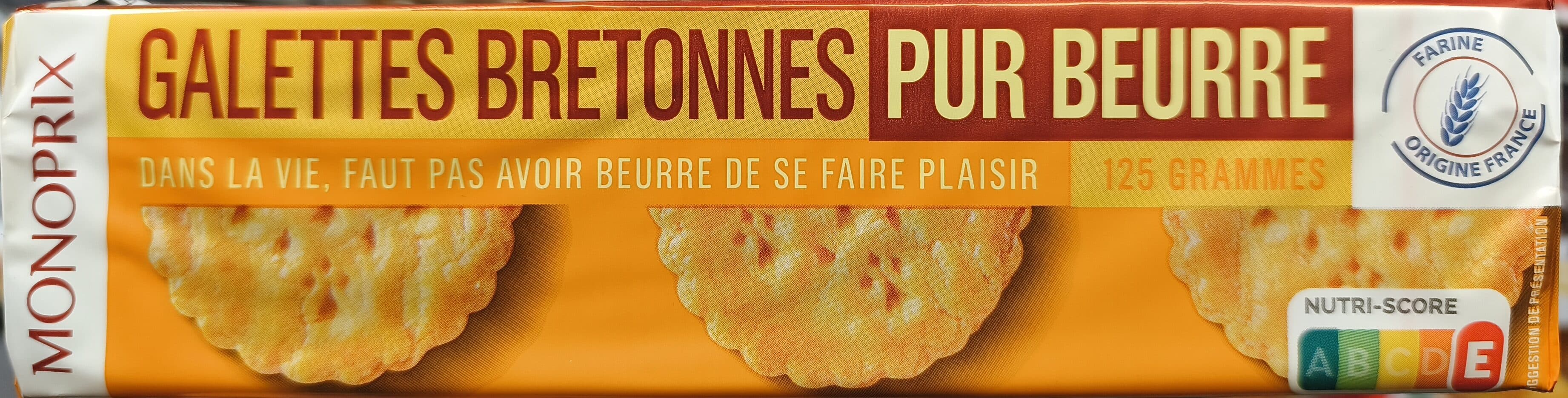 Monoprix Galettes bretonnes pur beurre packshot