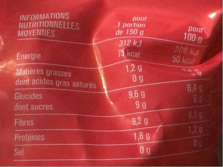 Monoprix Framboises entières, surgelées packshot