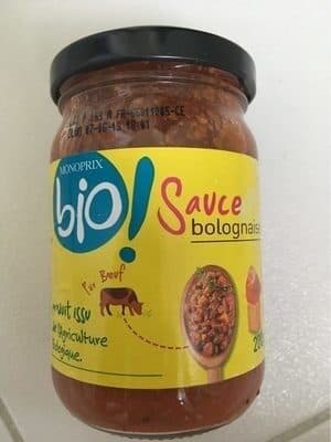 Monoprix Sauce pour pâtes - Bolognaise packshot