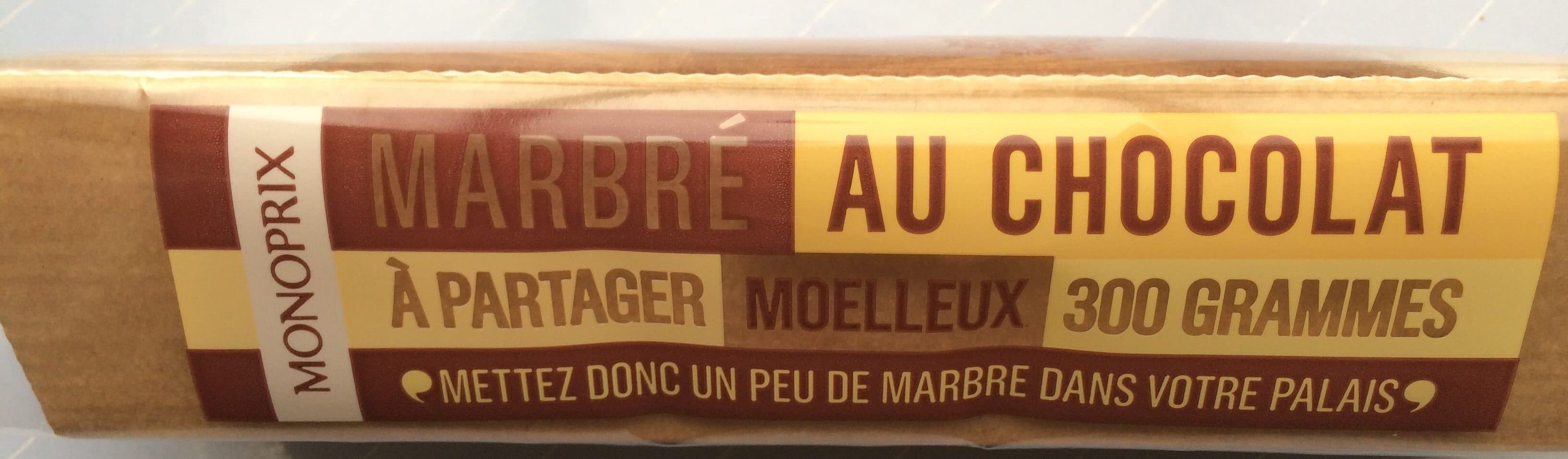 Monoprix Marbré au chocolat packshot