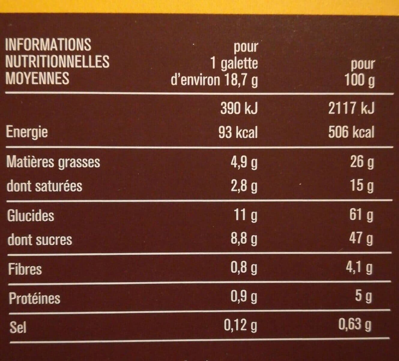 Monoprix Galettes suédoises Chocolat croustillantes aux flocons d'avoine packshot