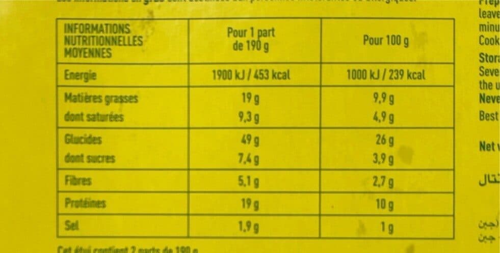 MONOPRIX BIO ! Pizza 3 fromages packshot
