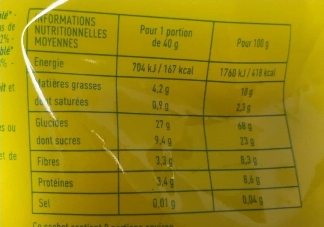 MONOPRIX BIO ! Muesli croustillant fruits rouges Bio Monoprix packshot