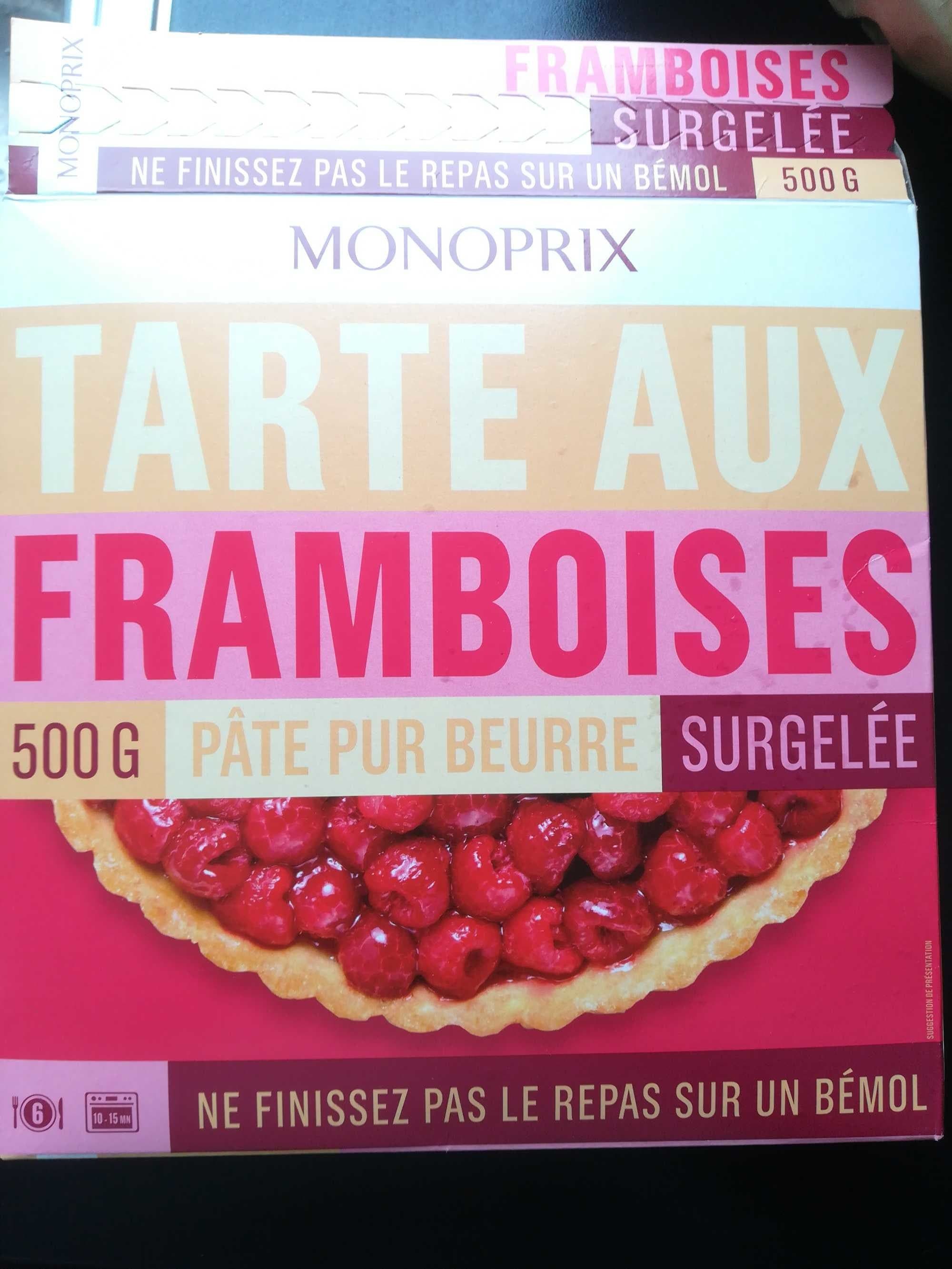 Monoprix Tarte aux framboises packshot