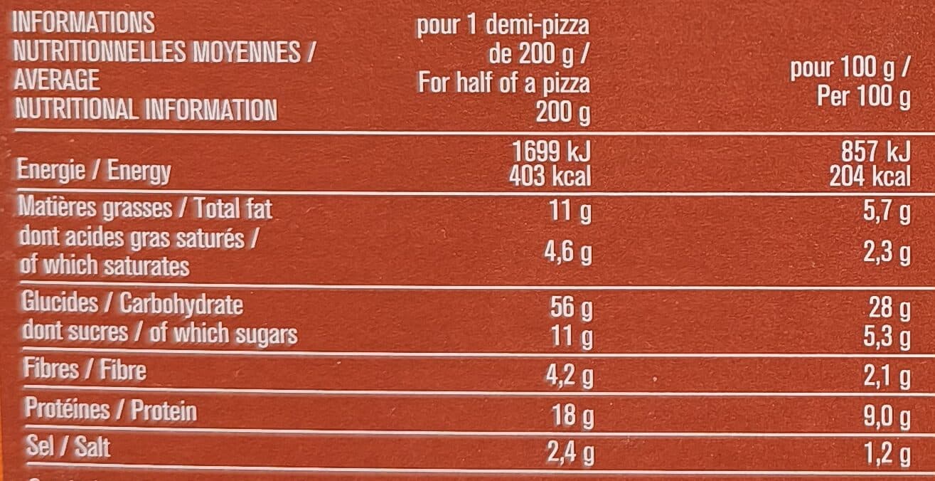 Monoprix Pizza Cuite sur Pierre Bolognaise packshot