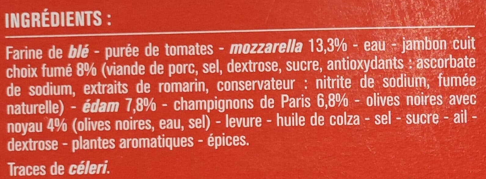 Monoprix Pizza Cuite sur Pierre (Royale : Fromages, Jambon, Champignons, Olives) packshot