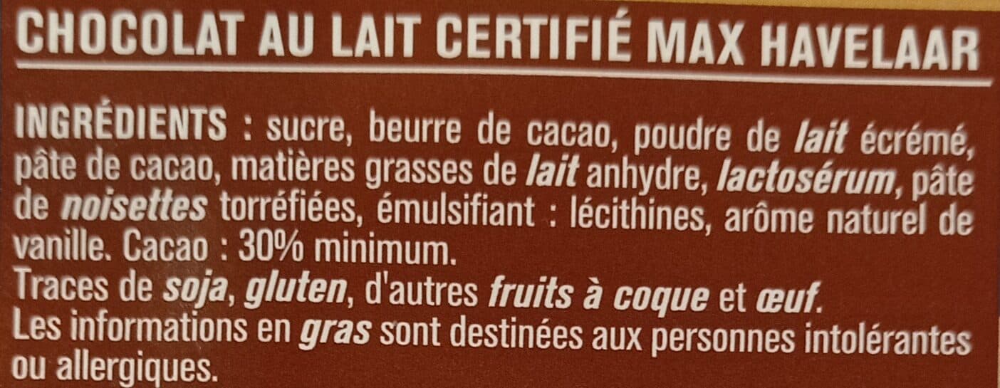Monoprix Chocolat extra fin packshot