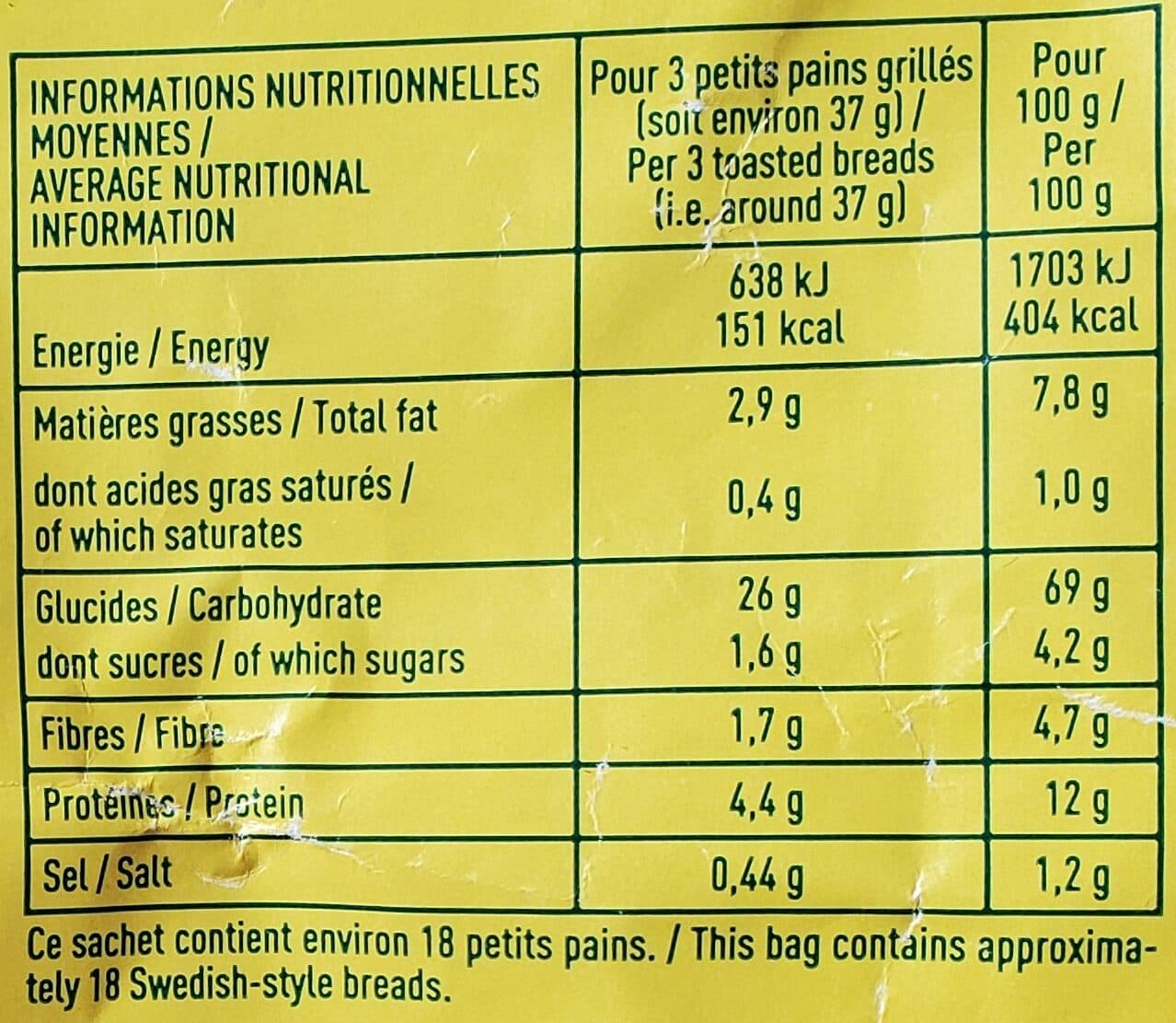 Monoprix Petits pains grillés multi céréales Bio Monoprix packshot