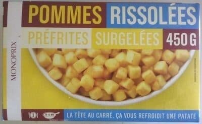 Monoprix Pommes rissolées packshot