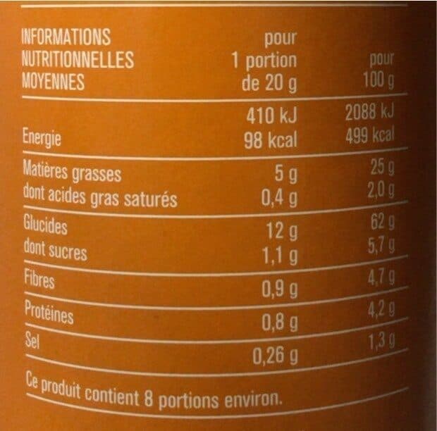 Monoprix Tuiles Goût Paprika packshot