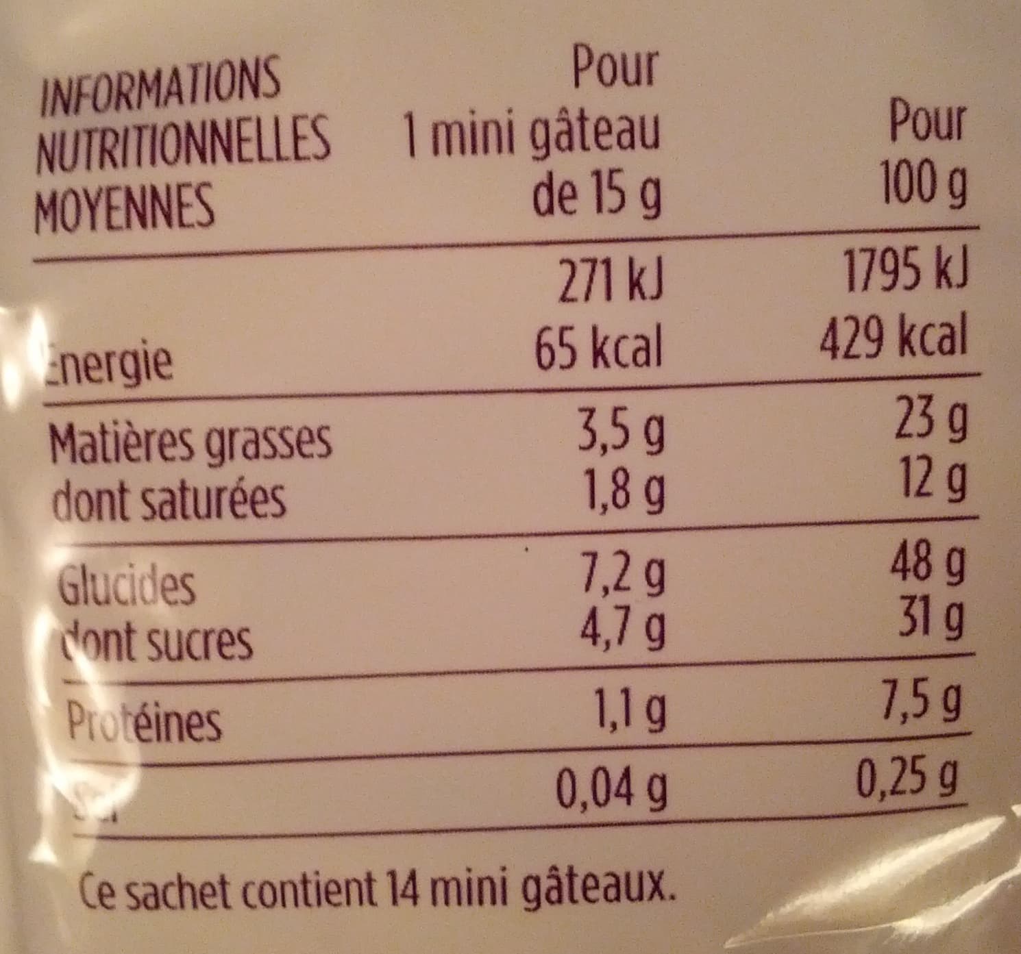 Monoprix Bouchées au citron packshot