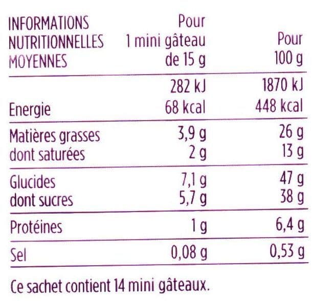 Monoprix Gourmet Bouchées aux noisettes packshot