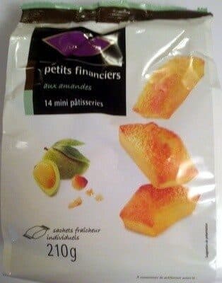 Monoprix Petits financiers aux amandes - 14 mini pâtisseries packshot