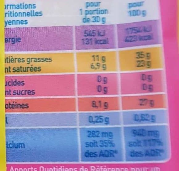 Monoprix Comté au lait cru packshot