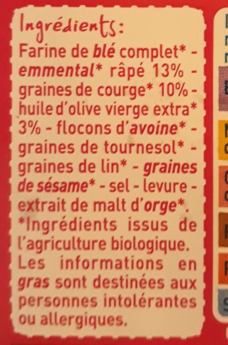 Monoprix Toast croustillant au fromage et graines de courge packshot