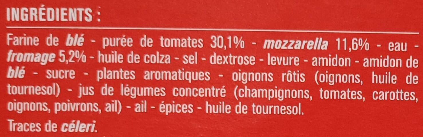 Monoprix Pizza cuite sur pierre Margherita (Tomate, Mozzarella) packshot