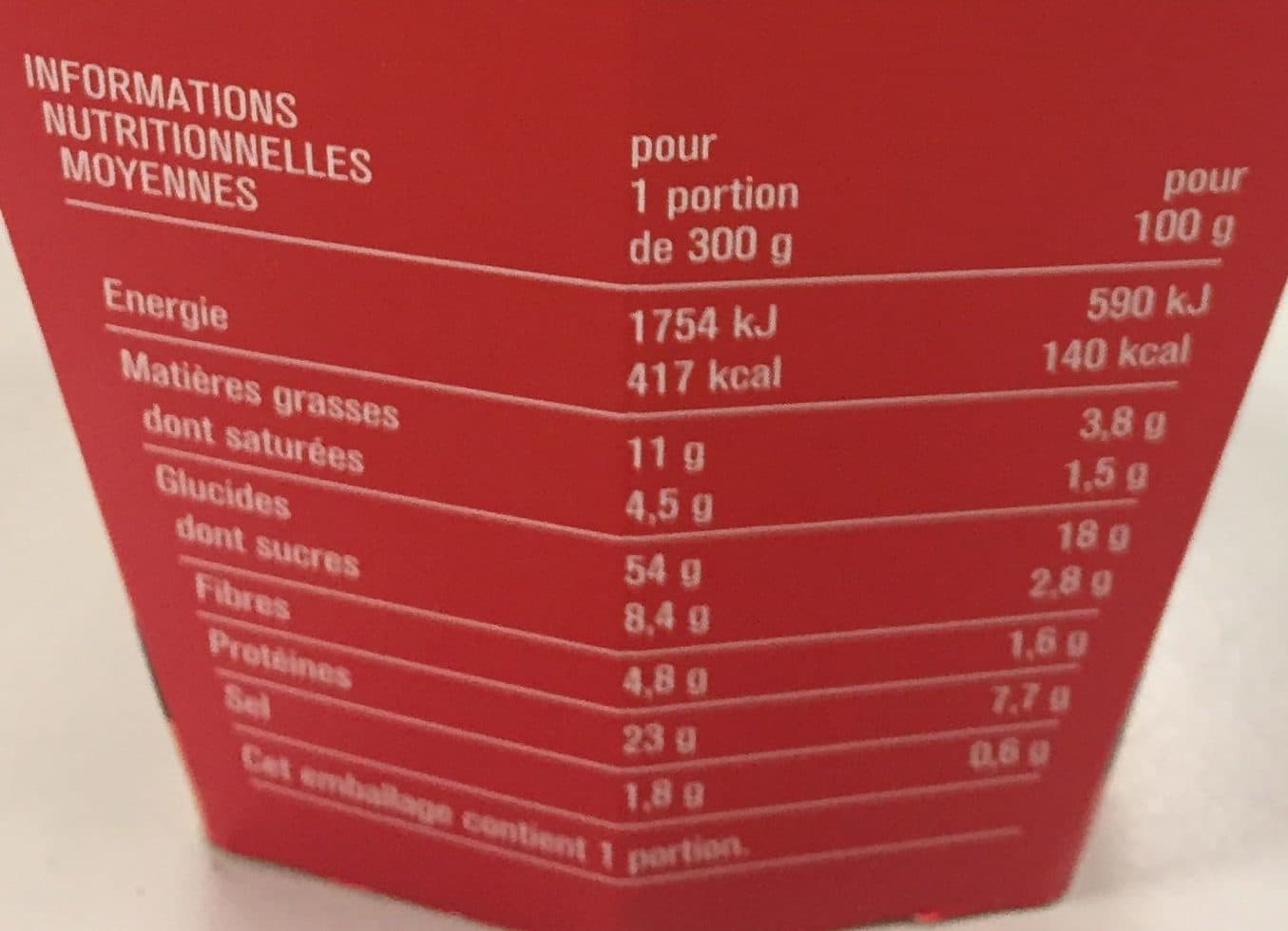 Monoprix Penne sauce bolognaise packshot