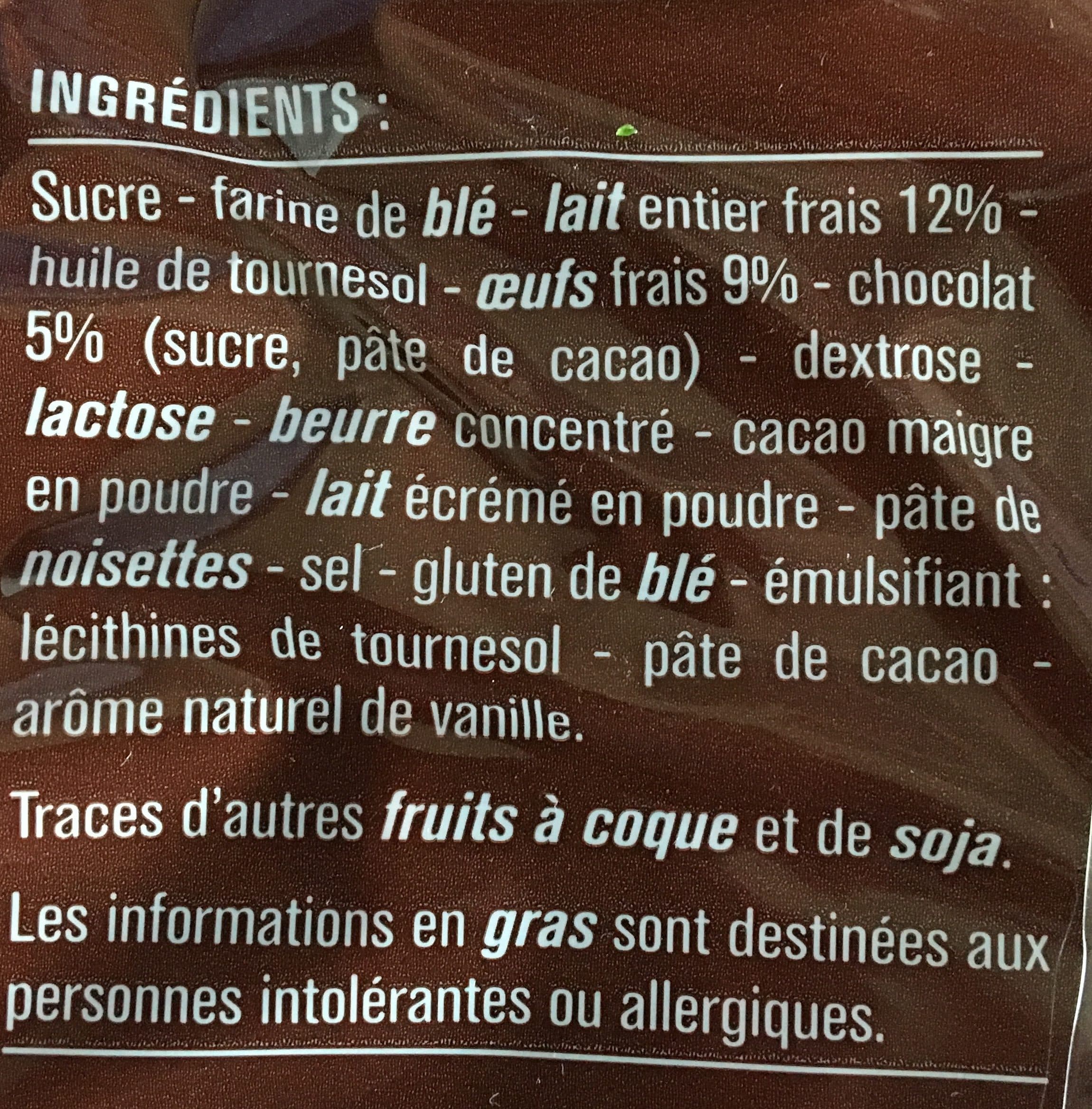 monoprix Crêpes fourrées au chocolat, au lait frais, sans conservateur packshot