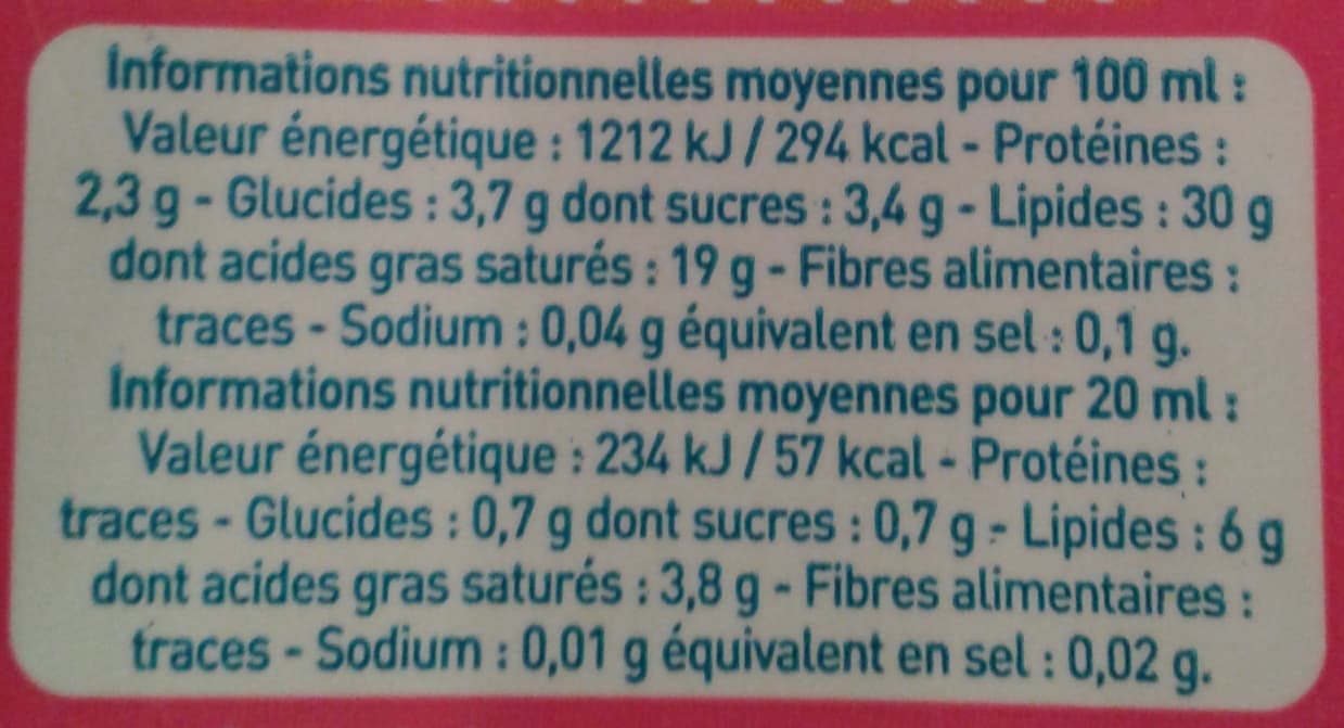 MONOPRIX BIO ! Crème entière stérilisé UHT (30 % MG) liquide packshot