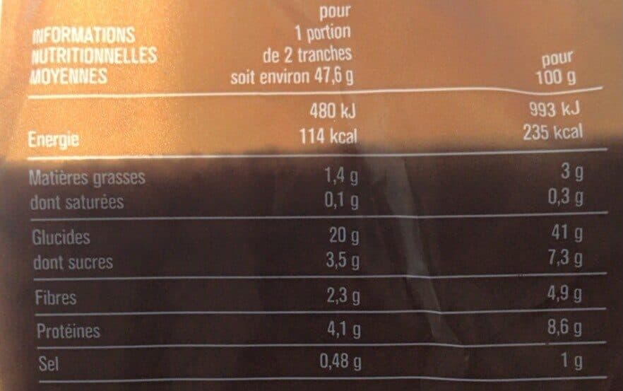 Monoprix Pain de mie sans croute complet packshot