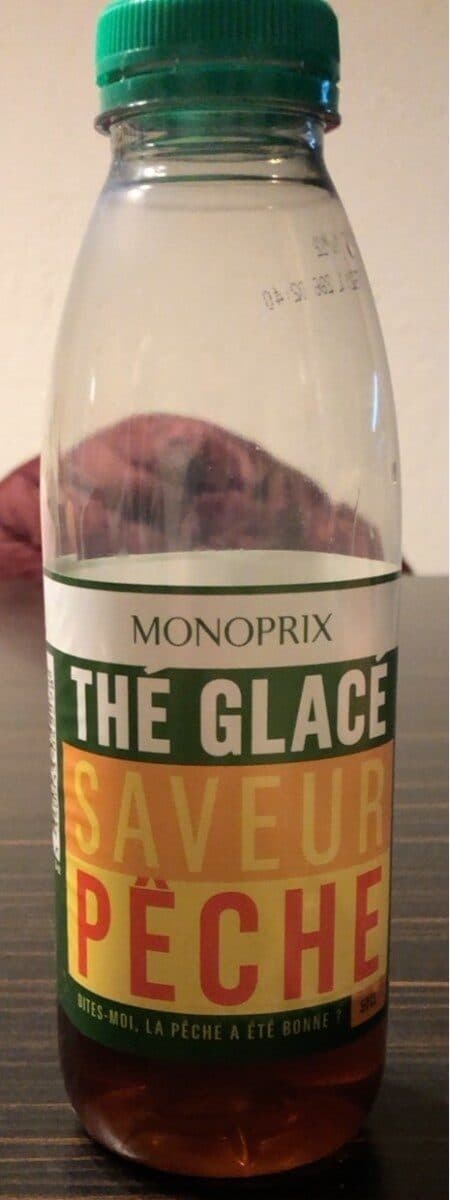 Monoprix Thé glacé Saveur Pêche packshot