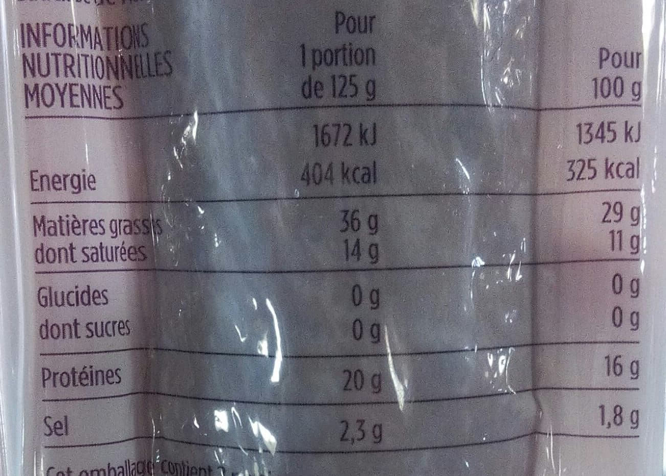 Monoprix Saucisse de morteau packshot