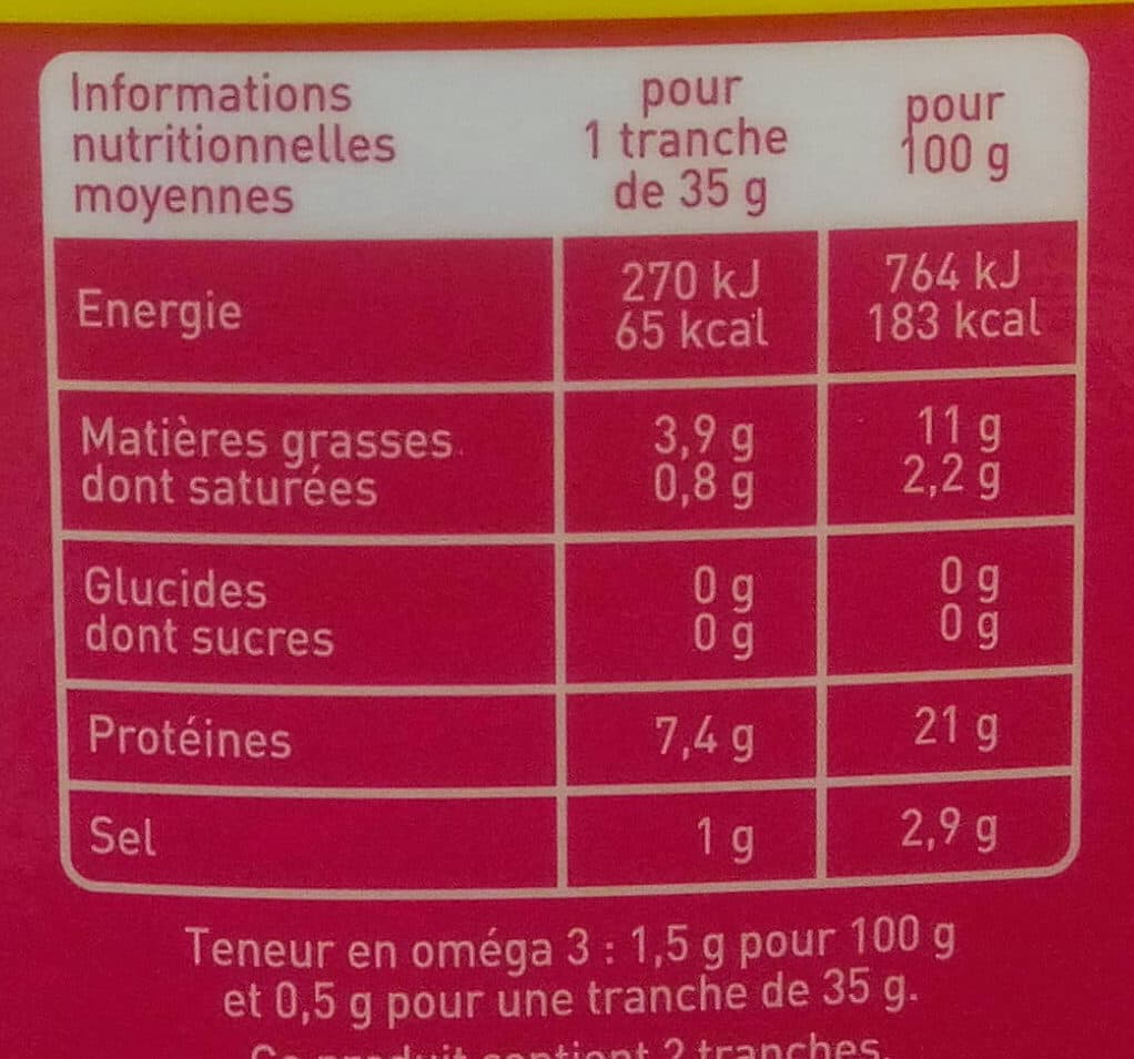 Monoprix Saumon Atlantique fumé Bio packshot