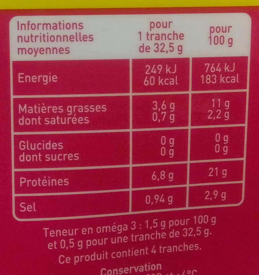 Monoprix Saumon Atlantique fumé Bio packshot