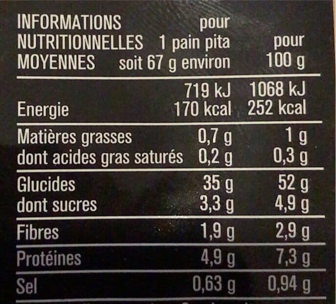 Monoprix 6 pitas packshot