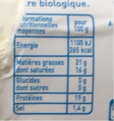 MONOPRIX BIO ! Bûche de chèvre coeur fondant packshot