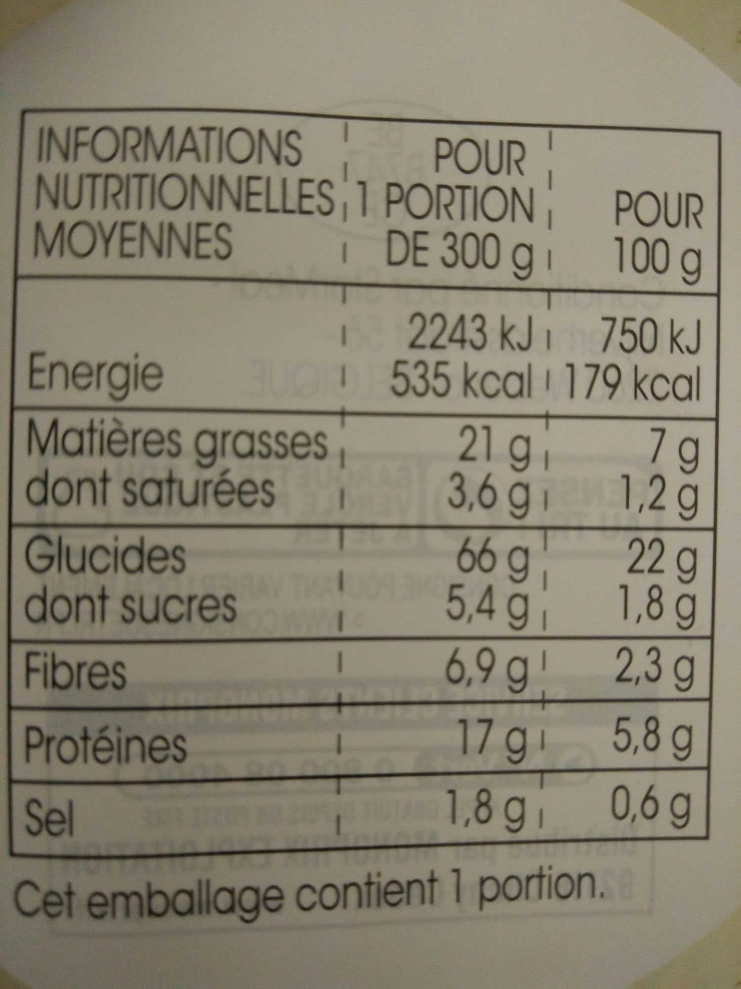 Monop'daily Penne et légumes grillés grana padano packshot