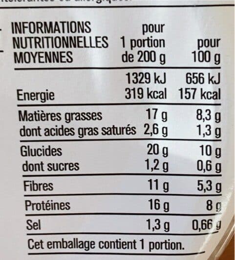 Monop' Daily Salade de lentilles vertes et oeuf poché packshot