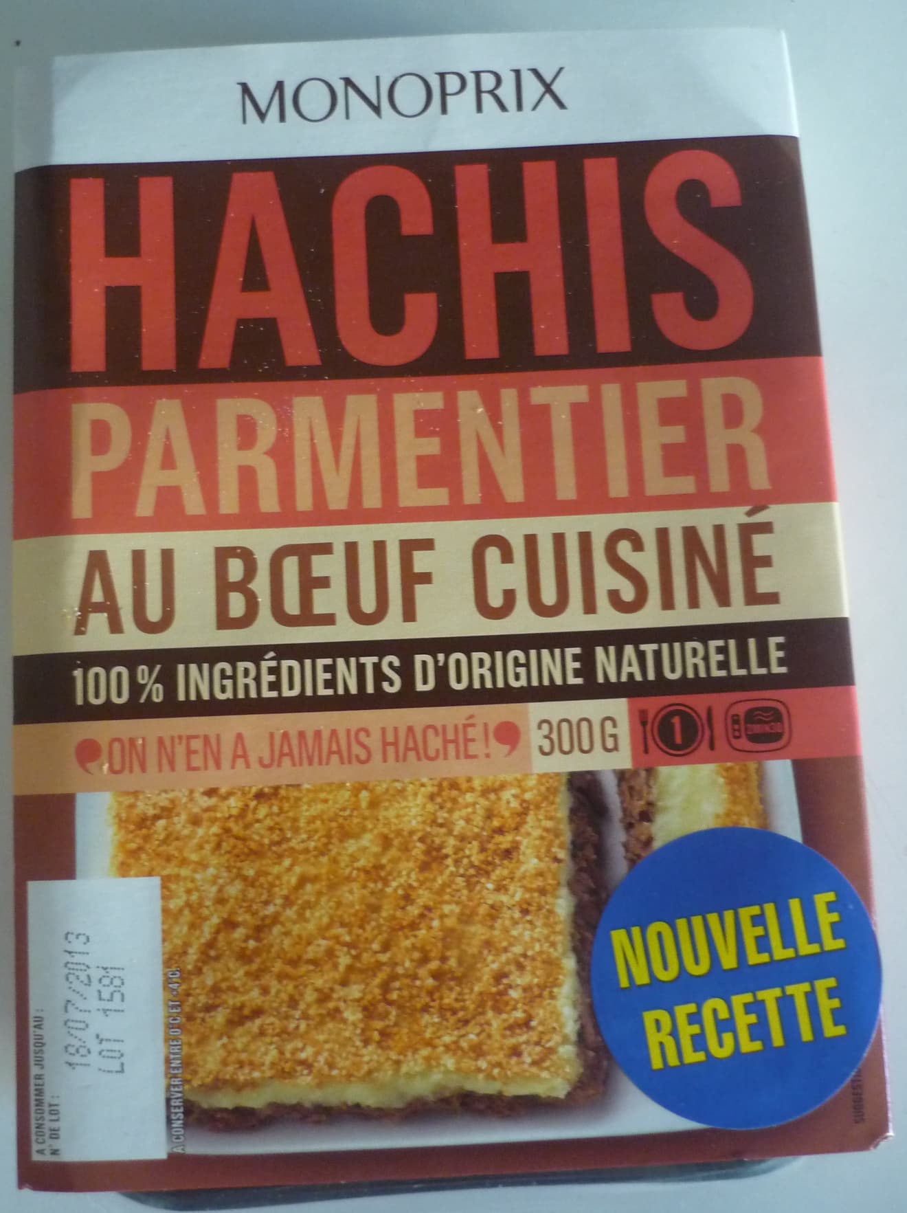 Groupe Casino Hachis parmentier au bœuf cuisiné packshot