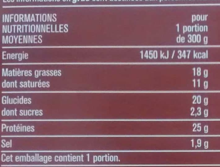 Monoprix Poulet à la crème et purée de pommes de terre packshot