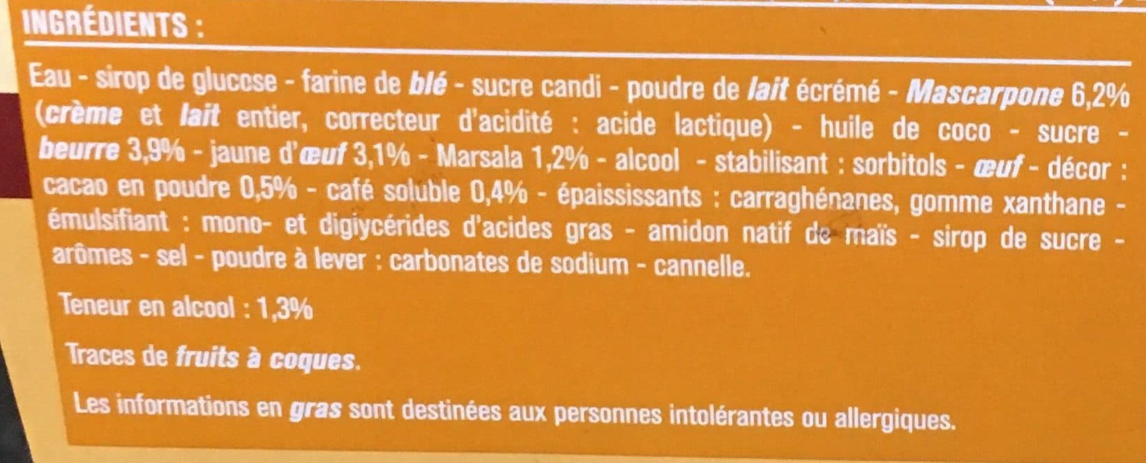 Monoprix Tiramisu au spéculoos packshot