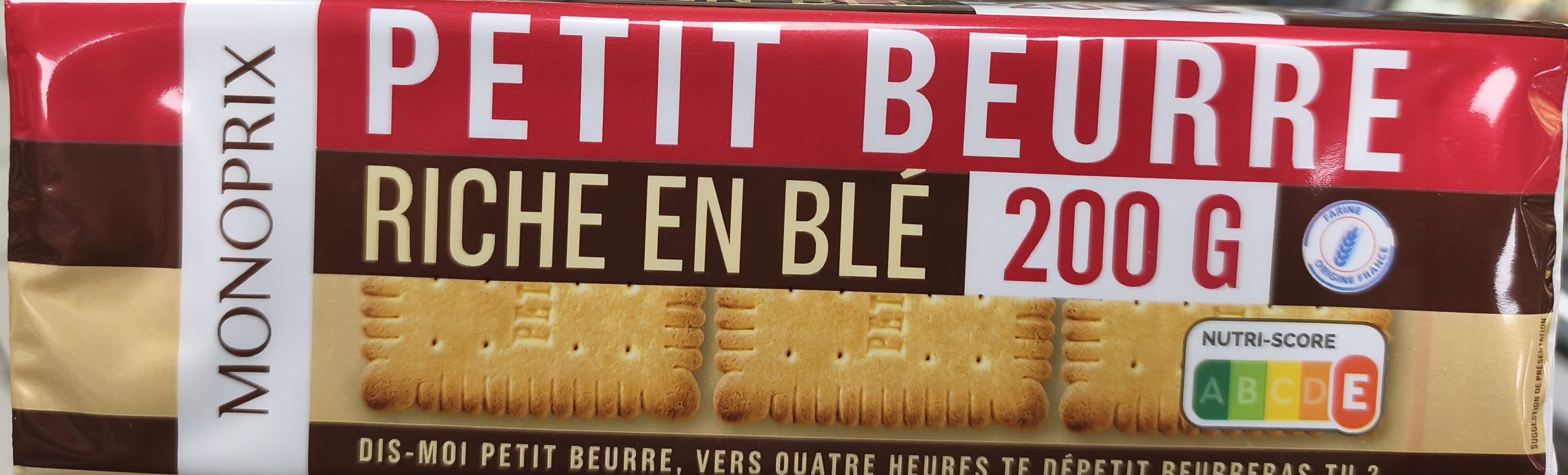 Monoprix Petit beurre packshot