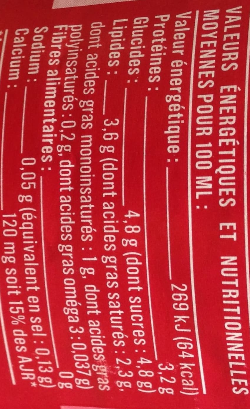 Monoprix Lait entier stérilisé U.H.T. packshot