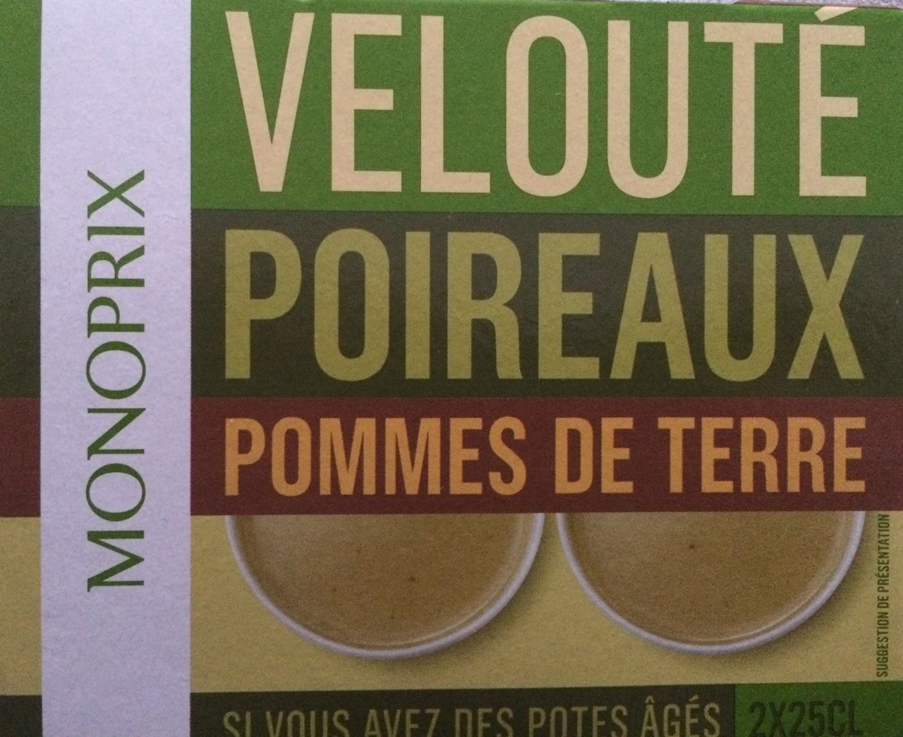 Monoprix Velouté poireaux pommes de terre packshot