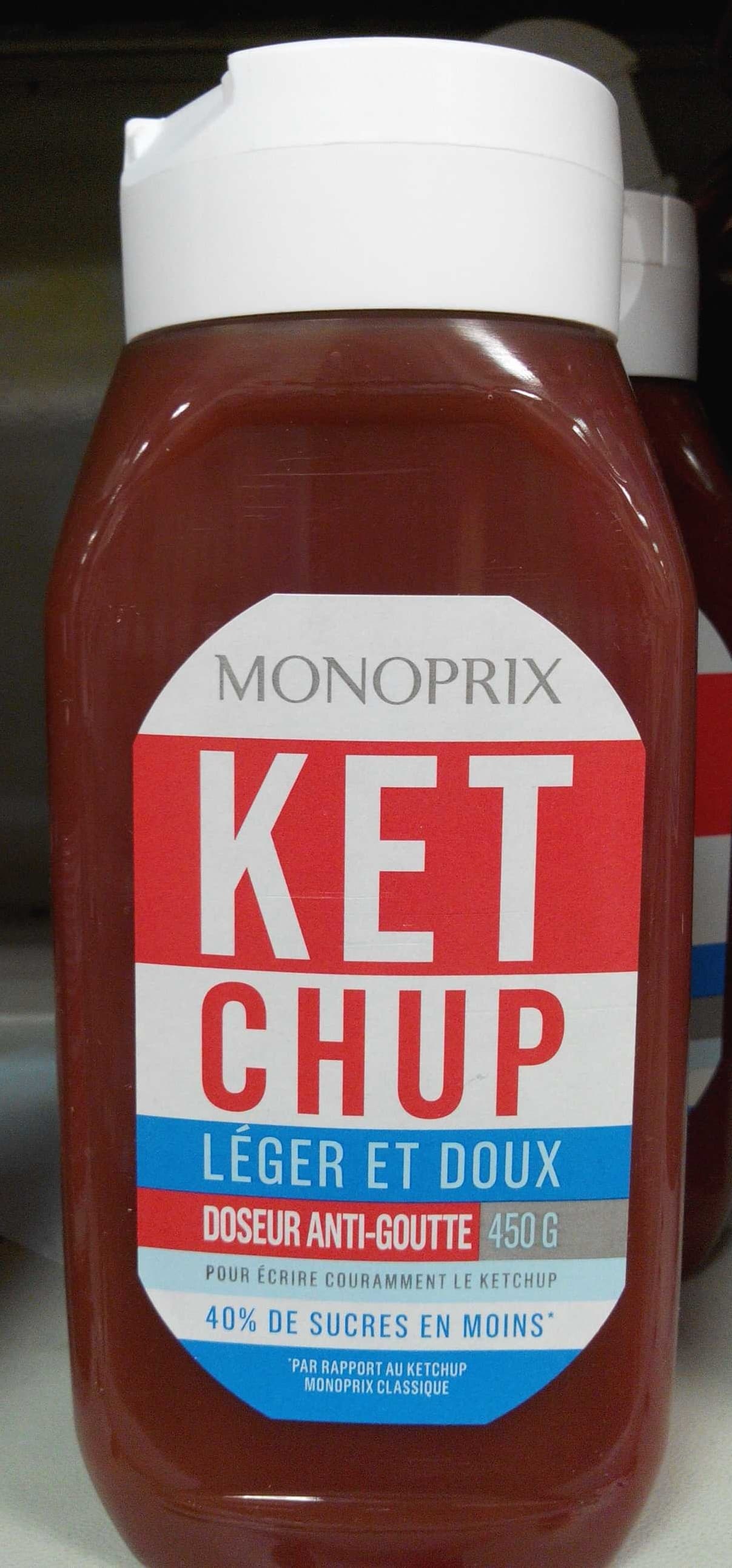 Monoprix Ketchup Léger et Doux packshot