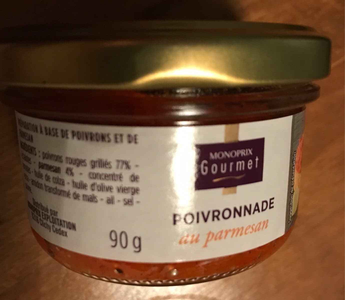 Groupe Casino Poivronnade au parmesan packshot