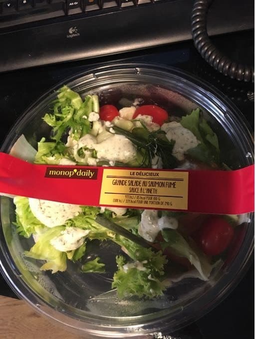 Monop'daily Grande Salade Au Saumon Fumé packshot