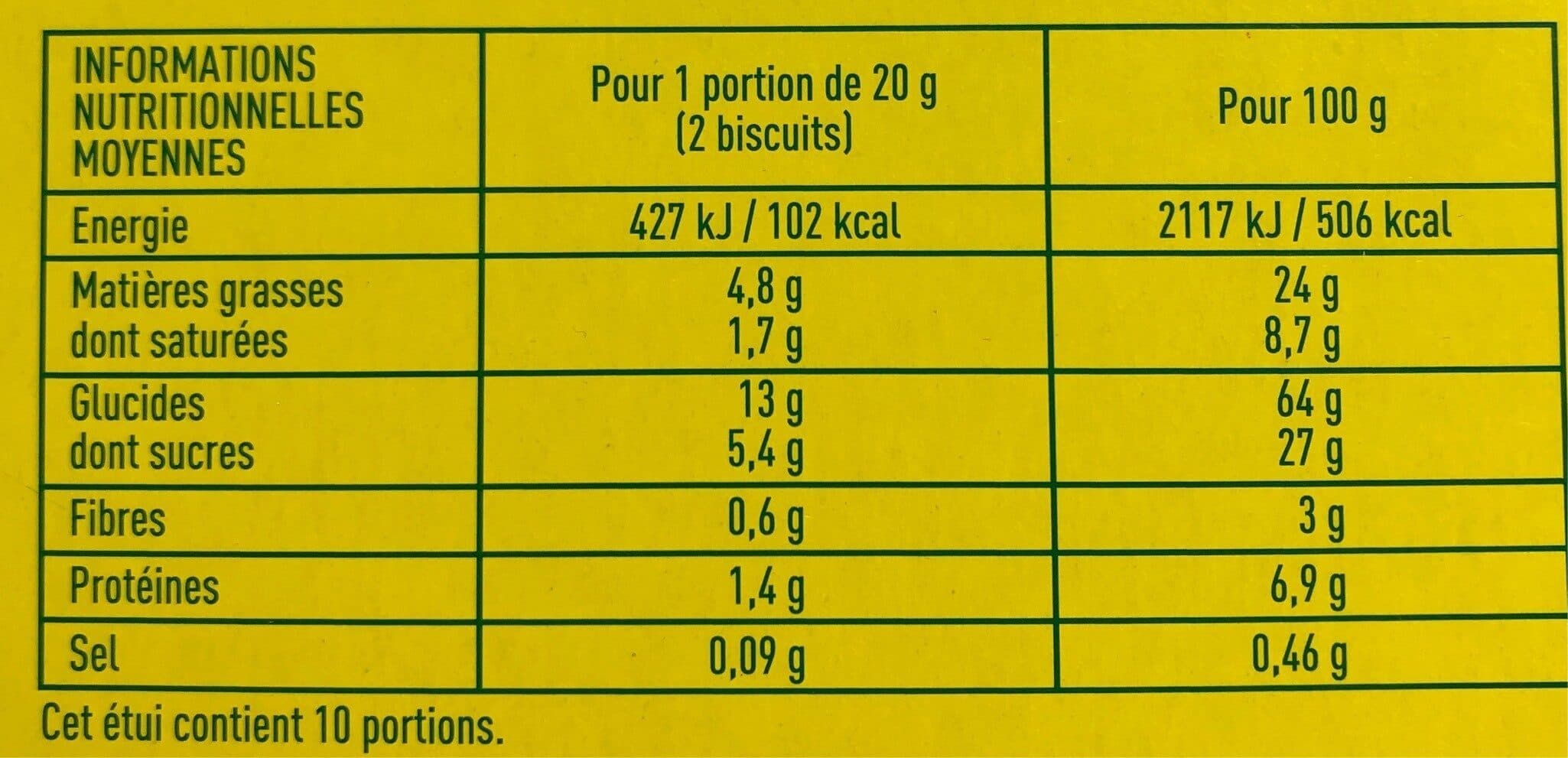 MONOPRIX BIO ! Sables chocolat au lait packshot