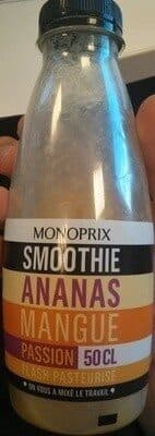 Monoprix Smoothie Ananas Mangue Passion packshot