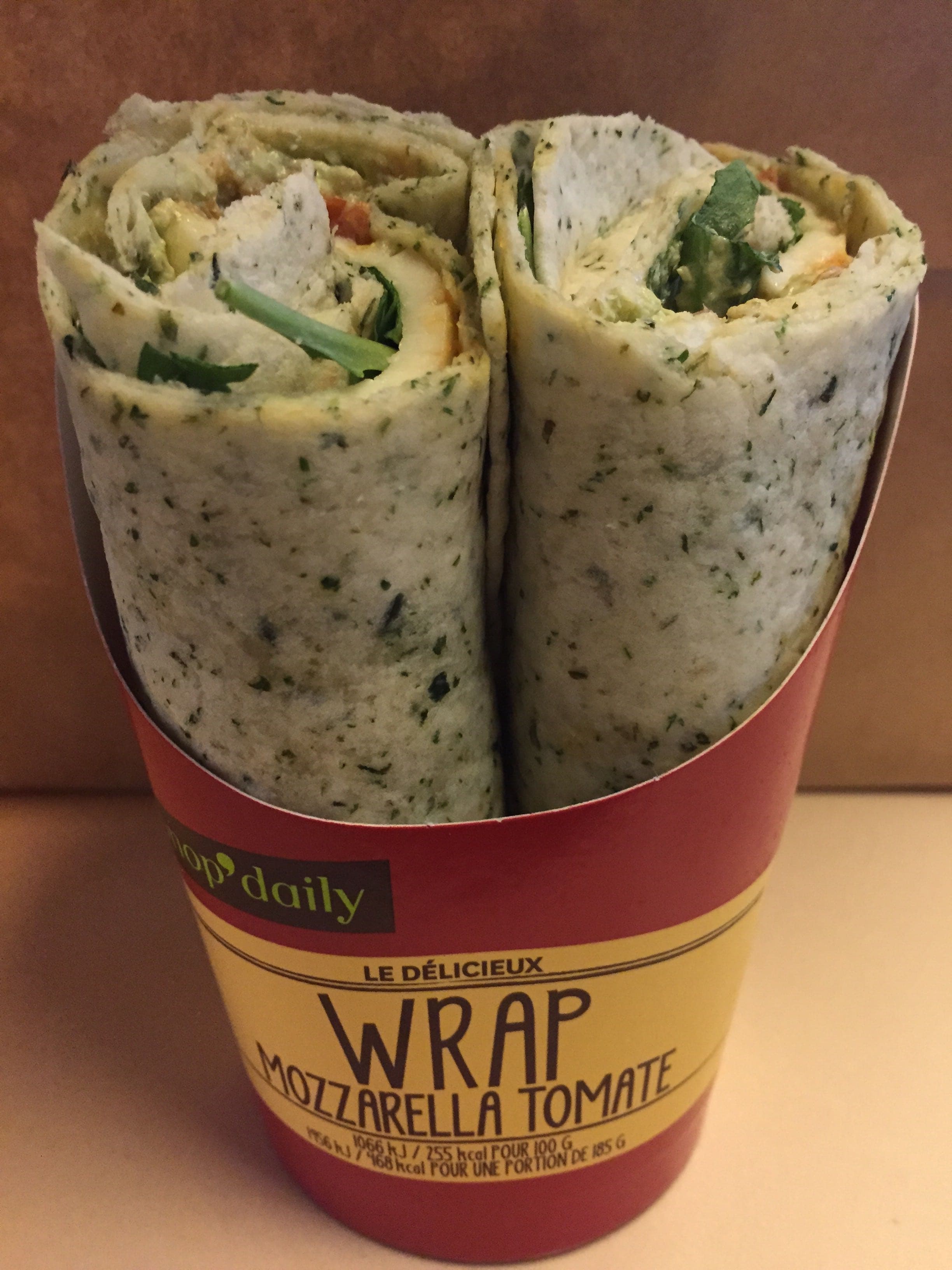 Monop'Daily Wrap Mozzarella Tomate packshot