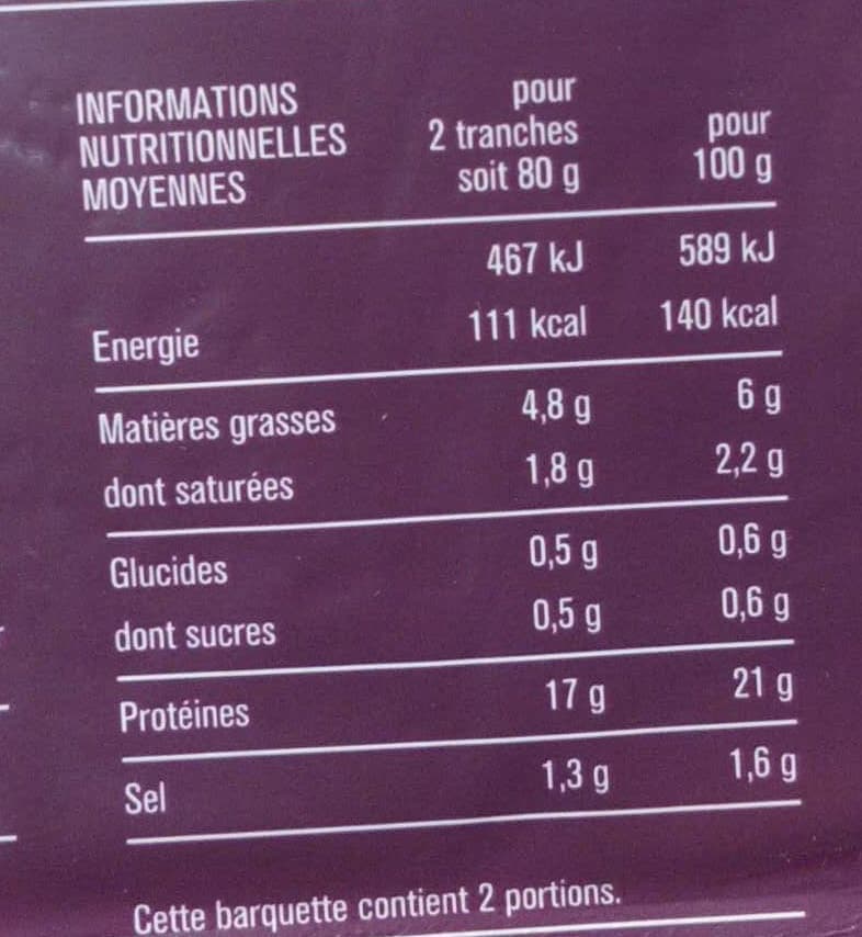 Monoprix Jambon supérieur avec couenne 4 tranches packshot