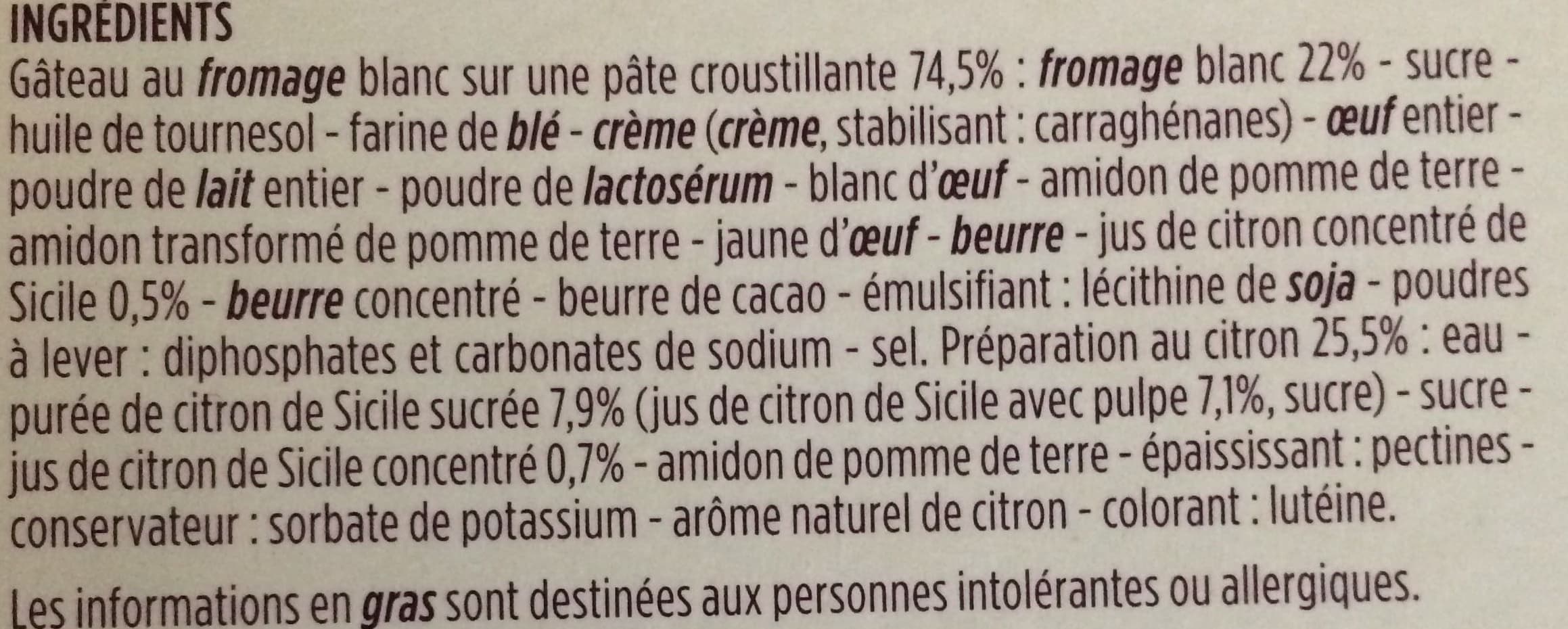 Monoprix Cheesecake citron packshot