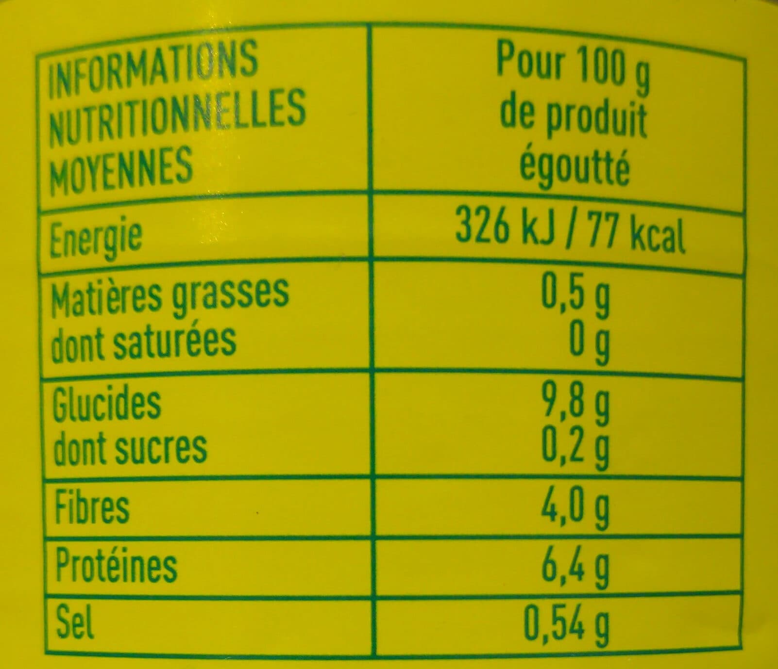 Monoprix bio Lentilles vertes packshot