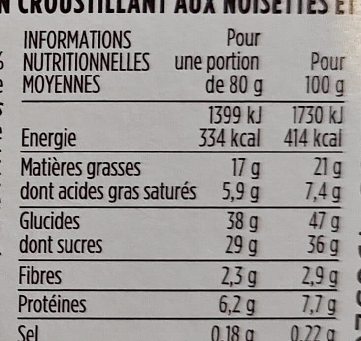 Monoprix Croustillant au Chocolat Noir packshot